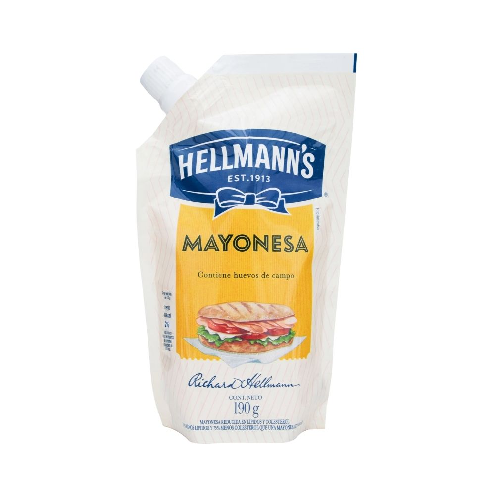MAYONESA ADEREZO DOYPACK 200 GR HELLMANN'S