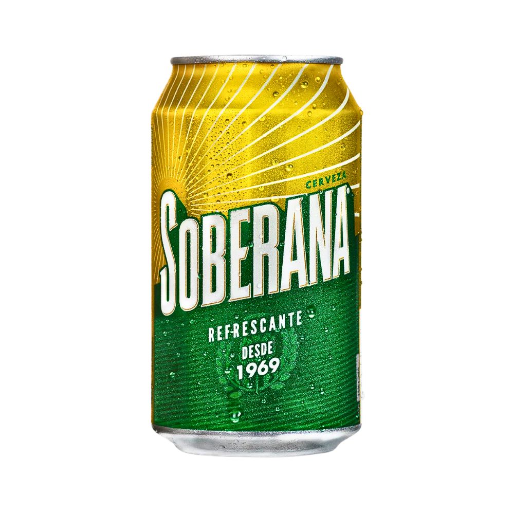 CERVEZA SOBERANA DE ALUMINIO 12 OZ CERVEZA SOBERANA SUPER BARU ONLINE