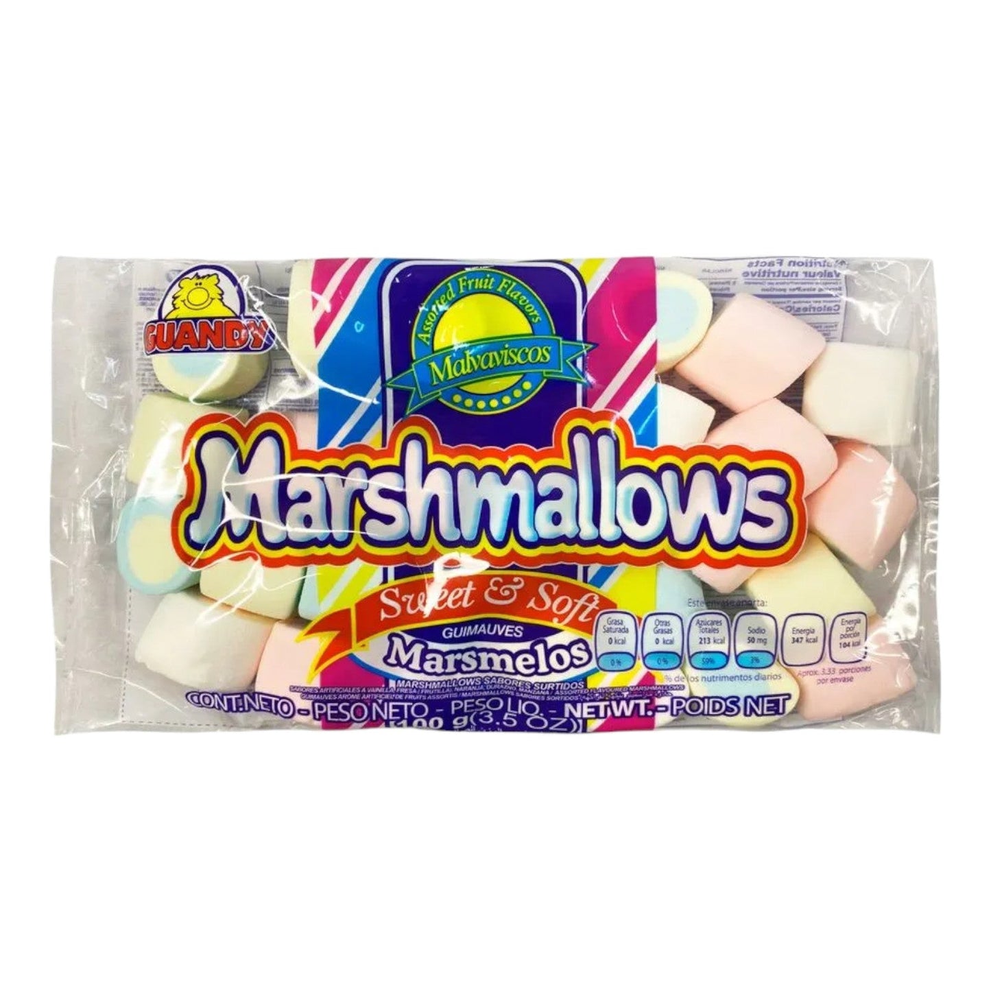 MALVAS DULCES Y SUAVES 100 GR TROPICAL
