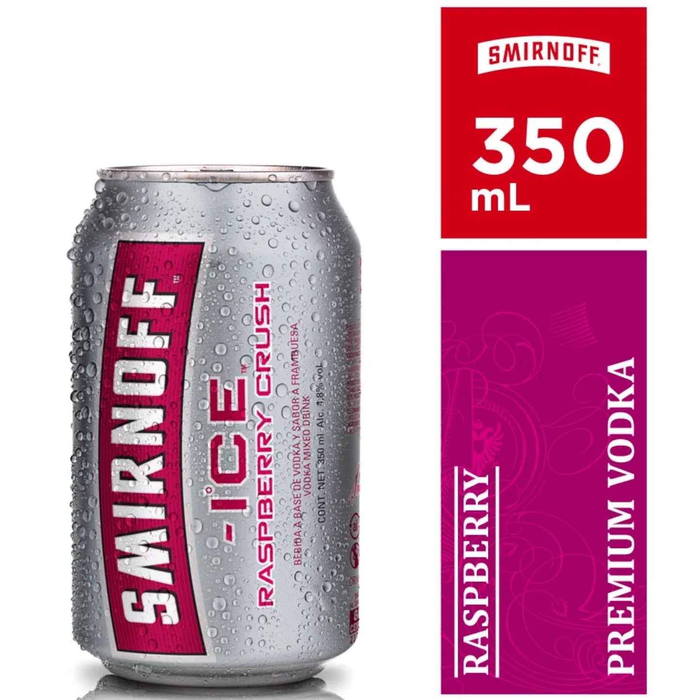 CERVEZA RASPBERRY CRUSH 350 ML SMIRNOFF