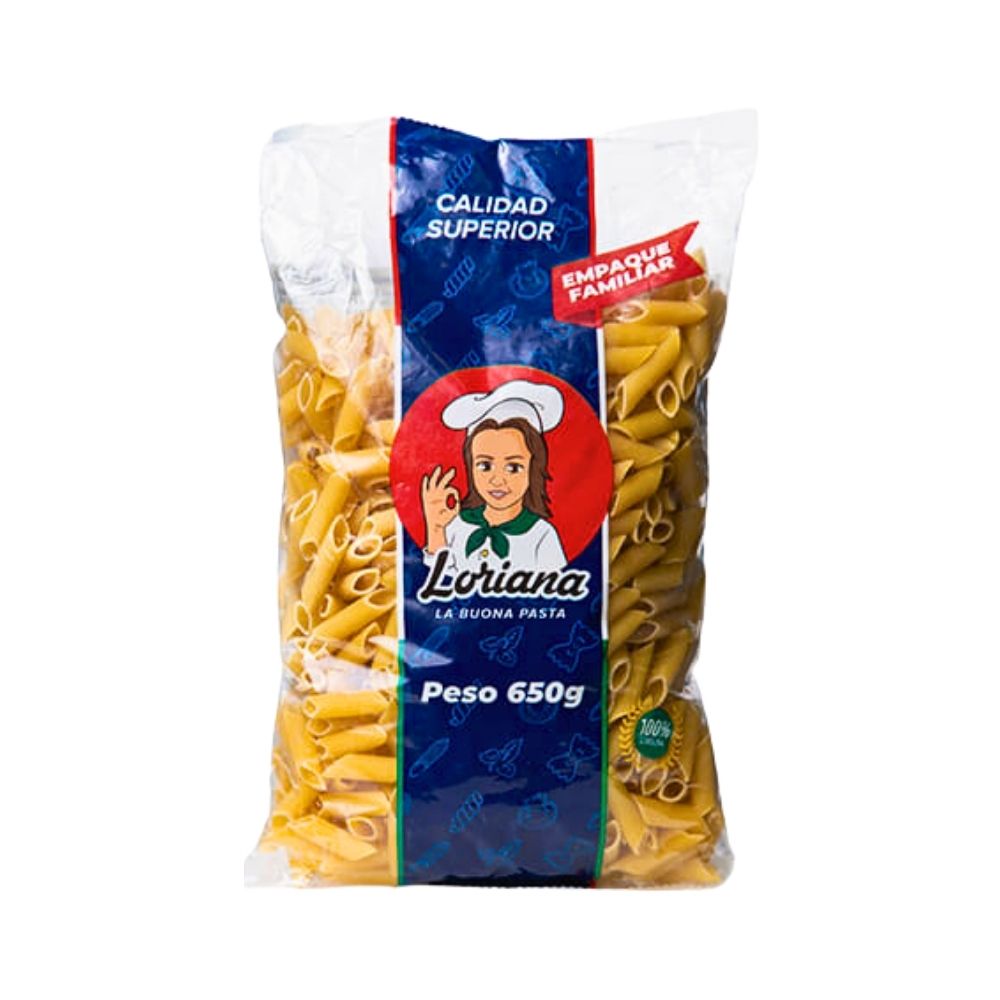 PASTA PENNE 650GR LORIANA