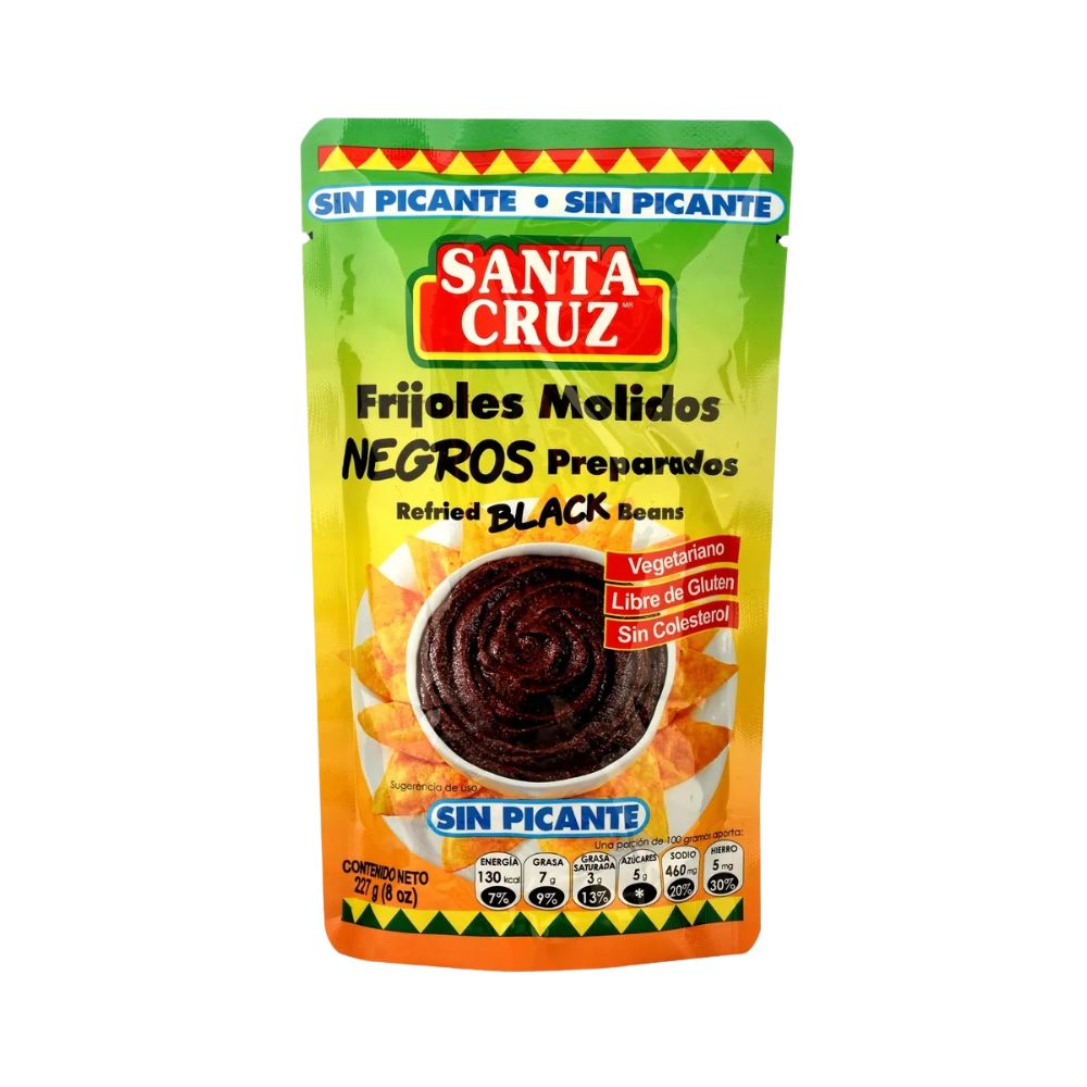 FRIJOLES MOLIDOS NEGRO 227GR SANTA CRUZ