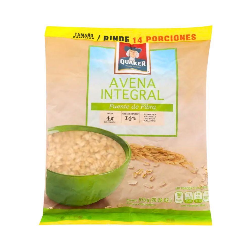 AVENA EN HOJUELAS INTEGRAL 575 GR QUAKER