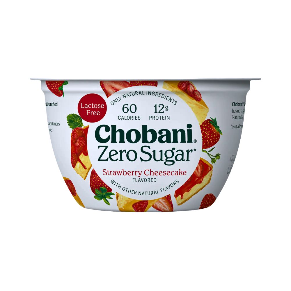 YOGURT ZERO SUGAR STRAWBERRY CHEESECAKE 5.3 OZ CHOBANI