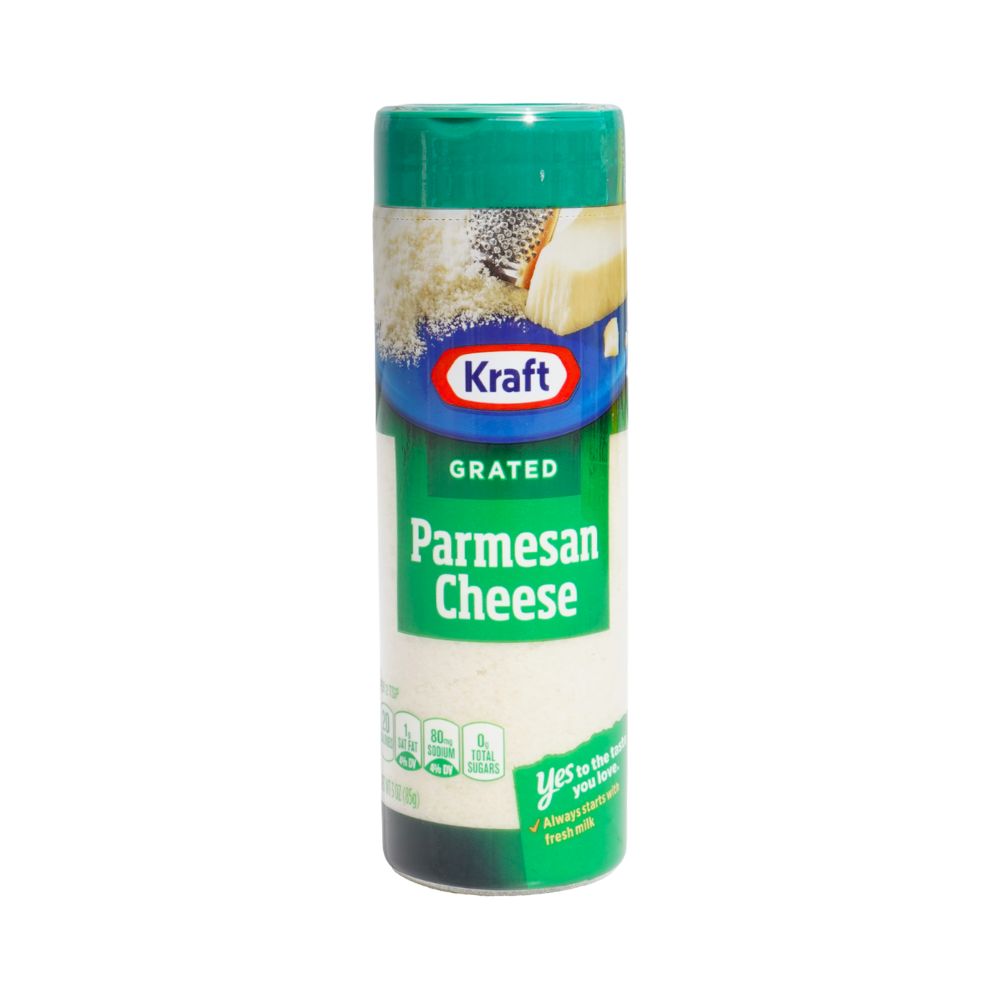 QUESO GRATED PARMESANO 3oz KRAFT