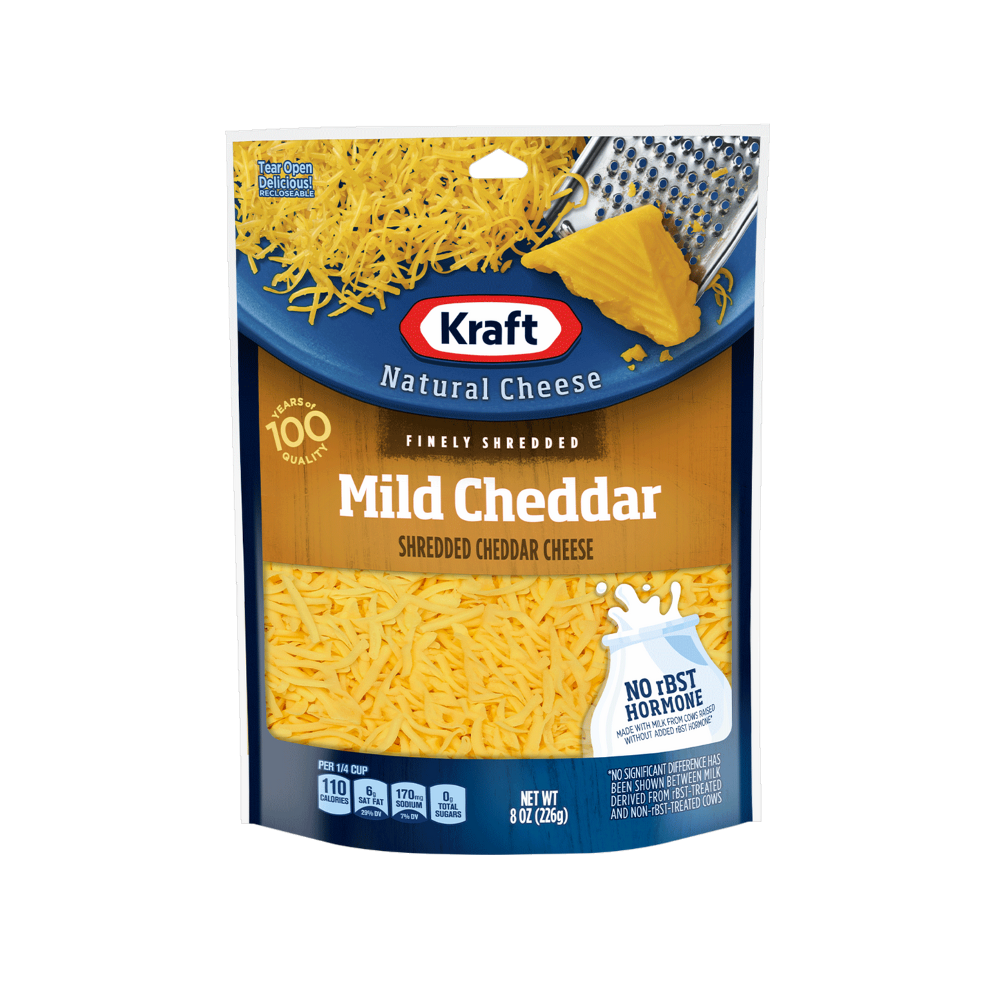 QUESO MILD CHEDDAR 8 OZ KRAFT