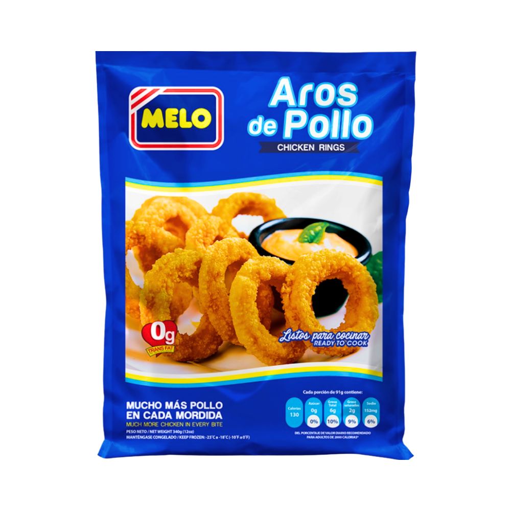 AROS DE POLLO 340 GR MELO