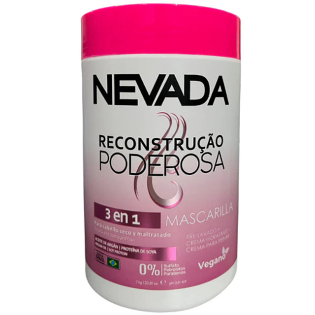 MASCARILLA 3 EN 1 RECONSTRUCIÓN PODEROSA 1 KG NEVADA