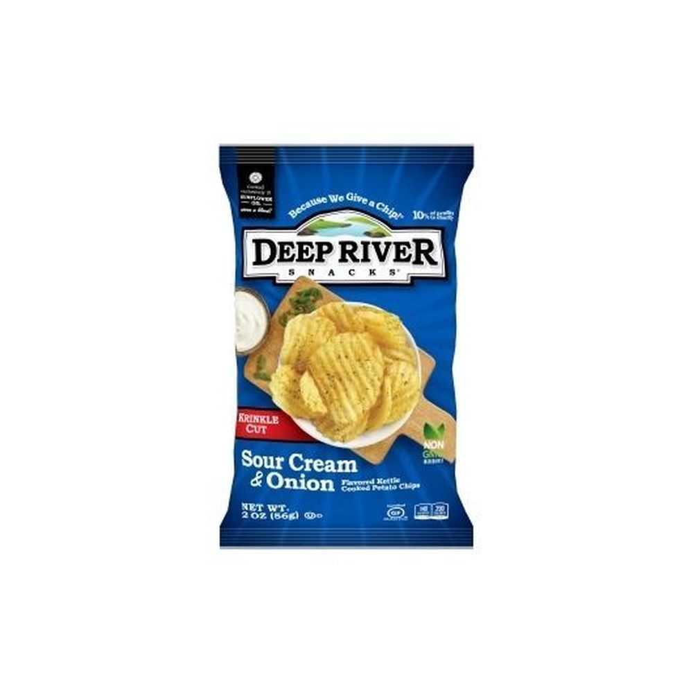 SOUR CREAM&ONION KRIN. 2 OZ DEEP RIVER SNACKS
