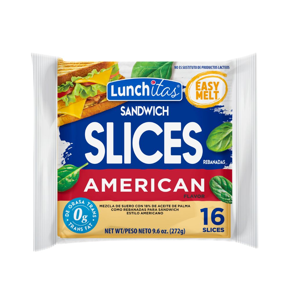 QUESO SANDWICH AMERICAN 16 SLICES LUNCHITAS