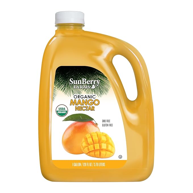 ORGANIC MANGO NECTAR 128 OZ SUNBERRY FARMS