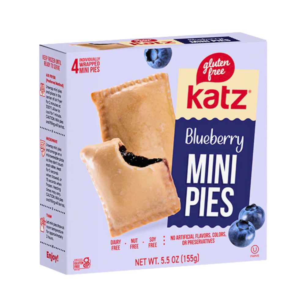 MINI PIES BLUEBERRY GLUTEN FREE 5.5 OZ KATZ