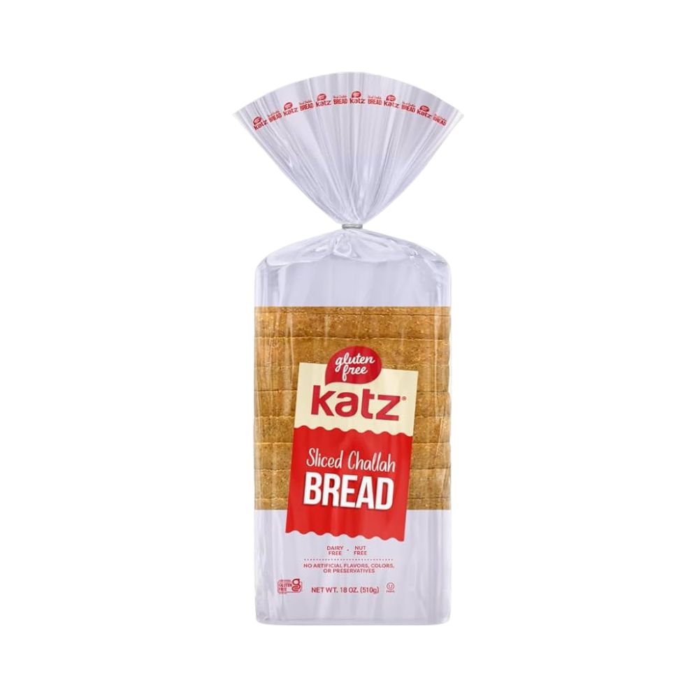 SLICED CHALLAH BREAD GLUTEN FREE 18 OZ KATZ