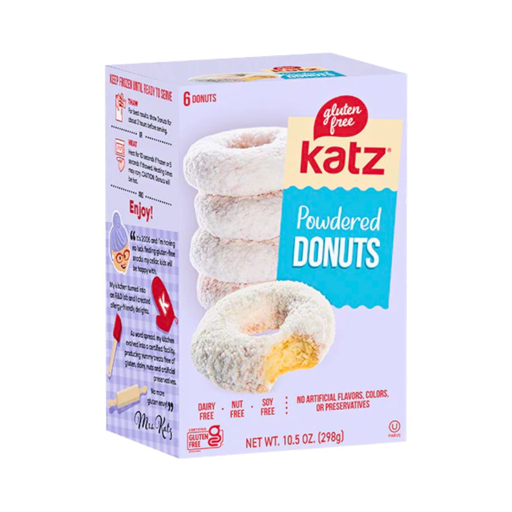 POWDERED DONUTS GLUTEN FREE 10.5 OZ KATZ