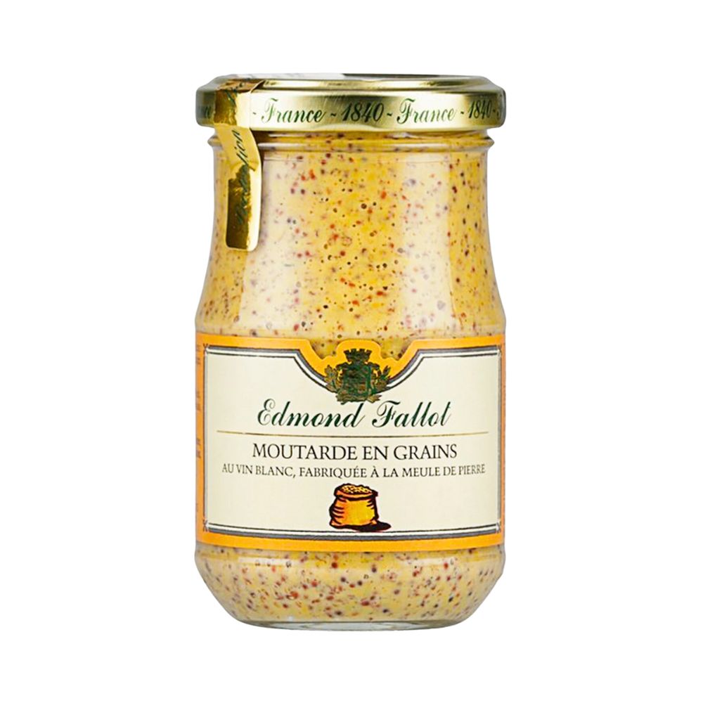 MOSTAZA DIJON EN GRANOS 205 GR EDMOND FALLOT