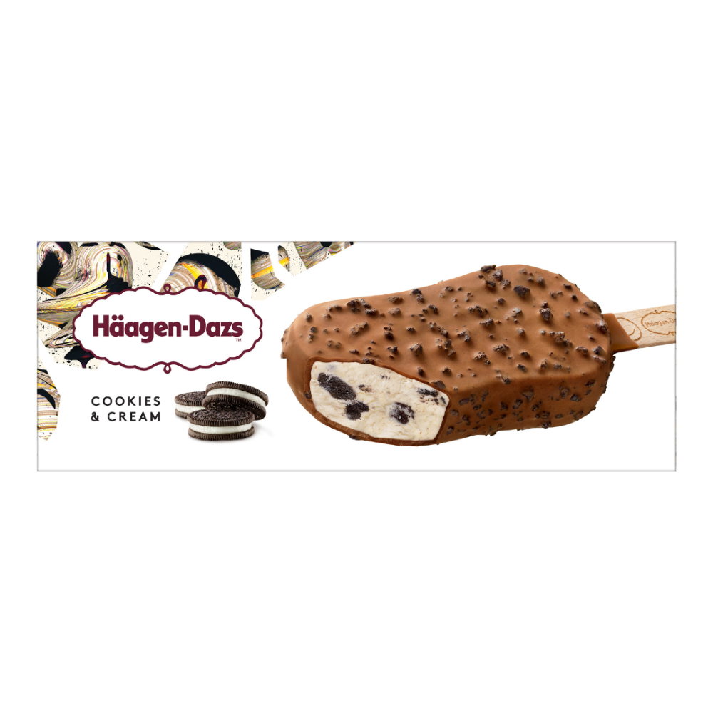 PALETA COOKIES & CREAM 70 gr - HAAGEN-DAZS