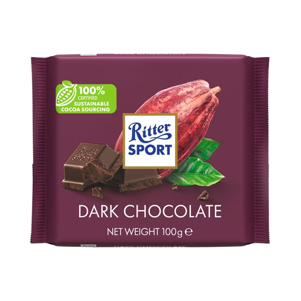 CHOCOLATE OSCURO 100 GR RITTER SPORT