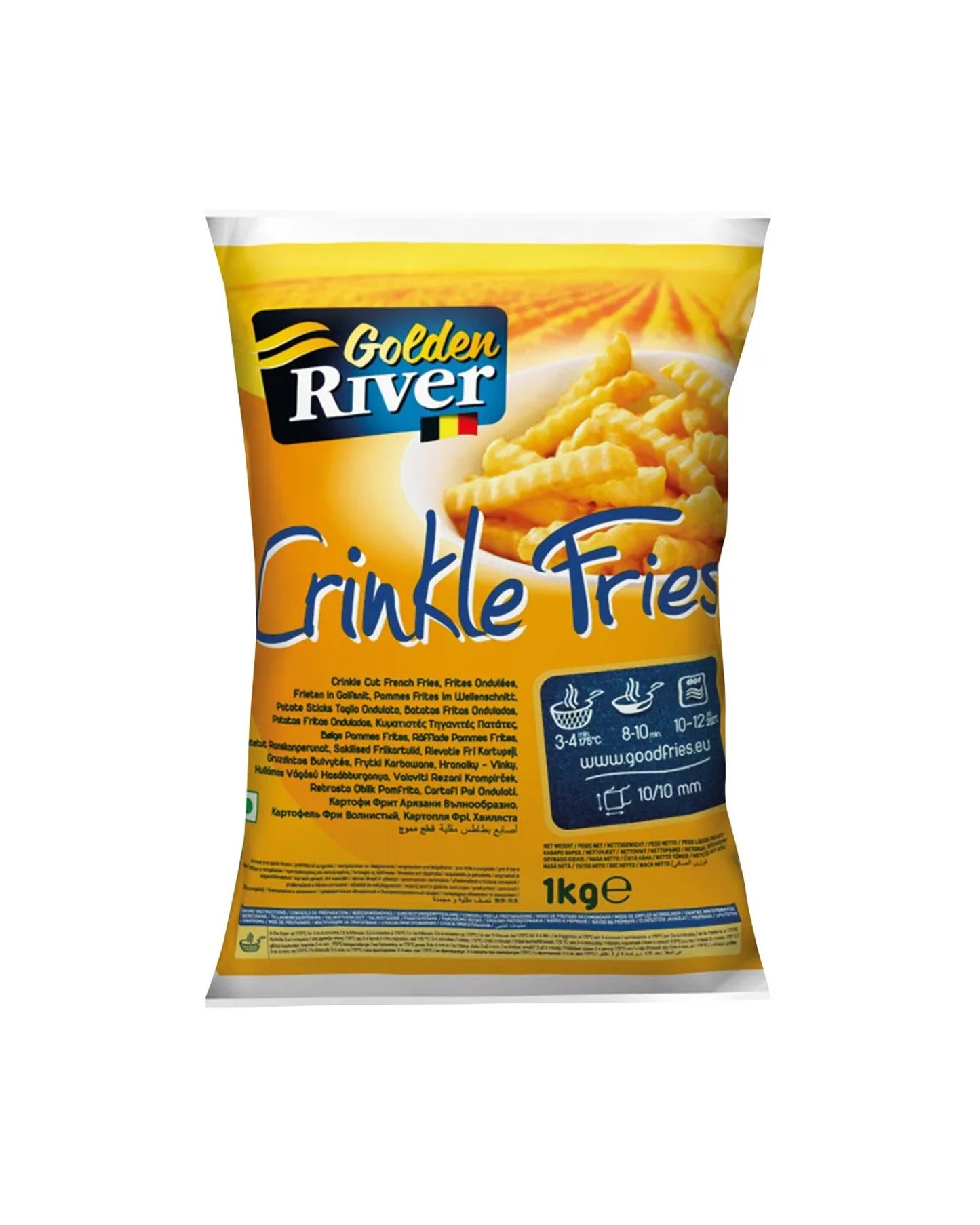 CRINKLE FRIES 1 KG GOLDEN RIVER
