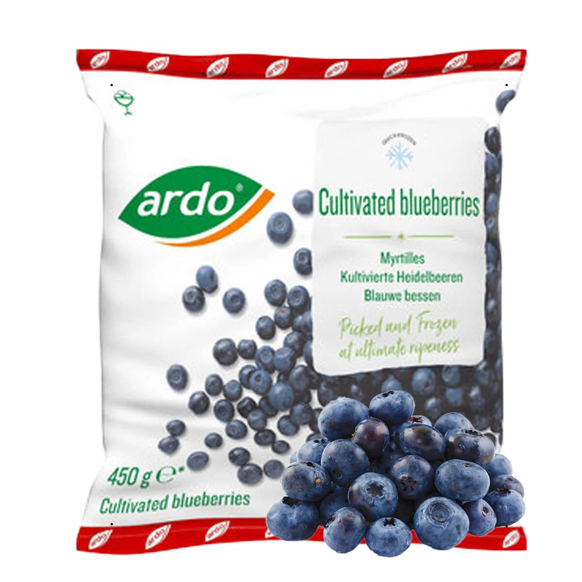 CULTIVATED BLUEBERRIES CONGELADAS 450 GR ARDO