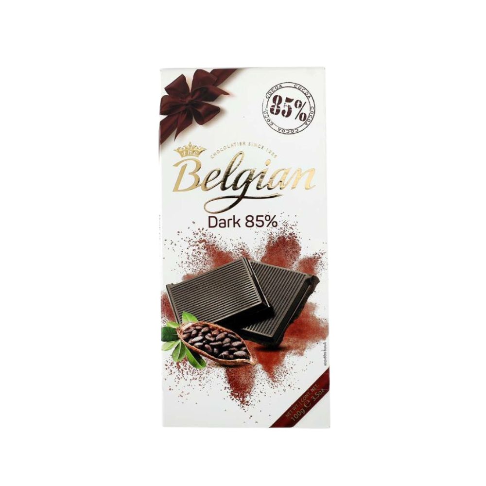 CHOCOLATE DARK5% 100 GR THE BELGIAN