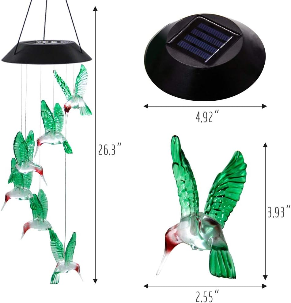 MOVIL SOLAR COLIBRI P/JARDIN MAINSTAYS