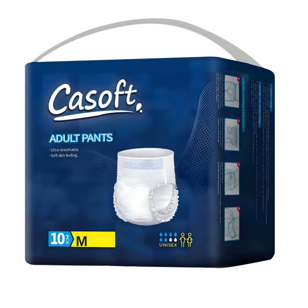 PANALES PARA ADULTO TALLA M ACTIVE FIT 10 UNI CASOFT