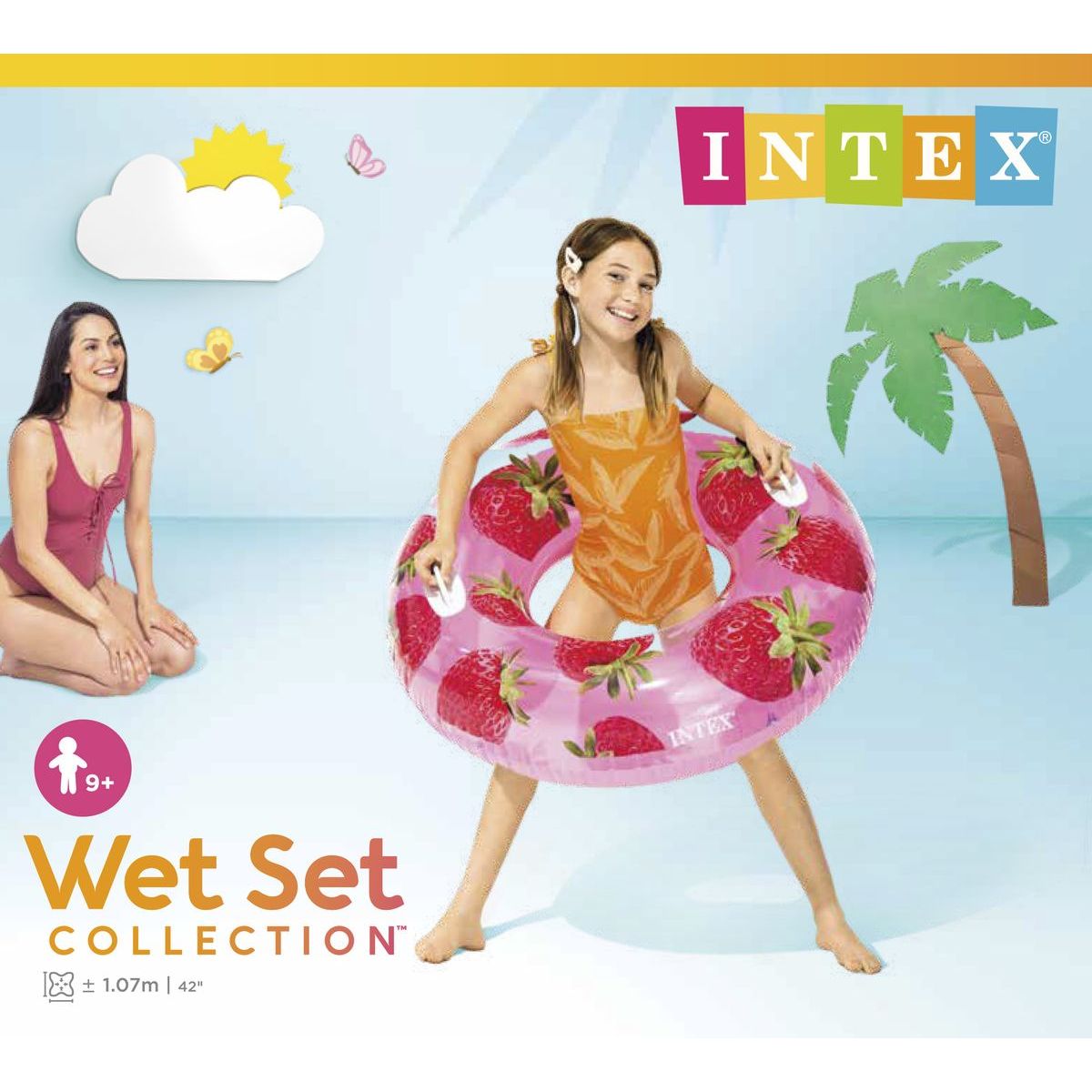 FLOTADOR INFLABLE FRUTAS 56261 INTEX