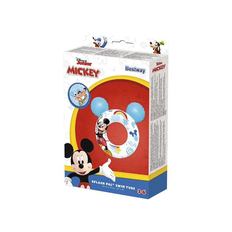 FLOTADOR INFLABLE MICKEY MOUSE 74CM BESTWAY