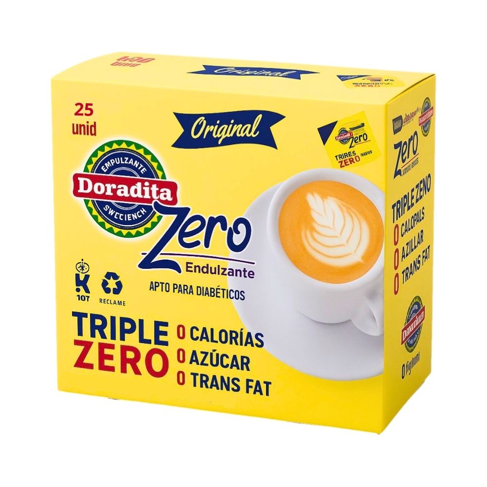 ENDULZANTE TRIPLE ZERO ORIG. 25 SOBRE DORADITA