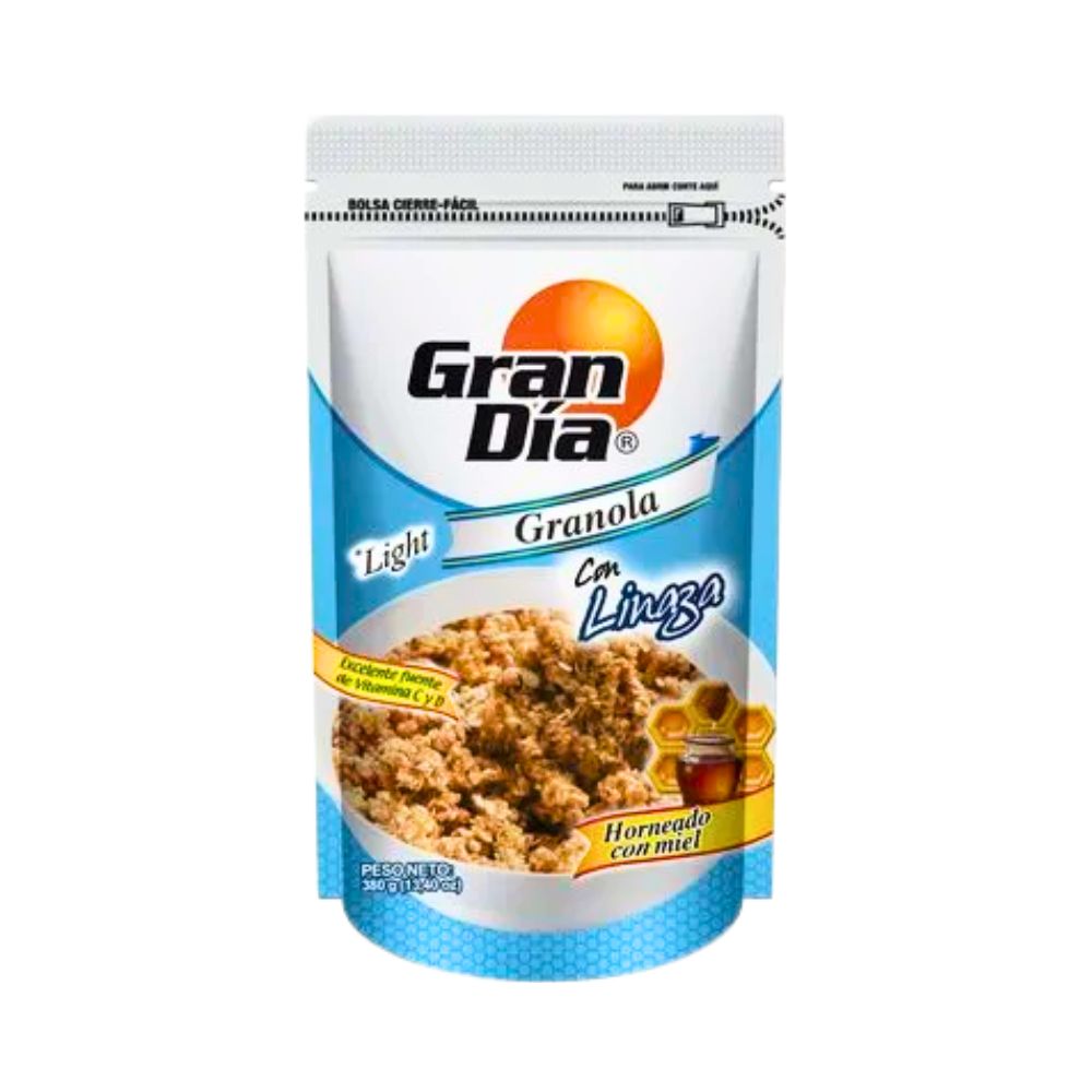 GRANOLA CON LINAZA DOYPACK 380GR GRAN DIA