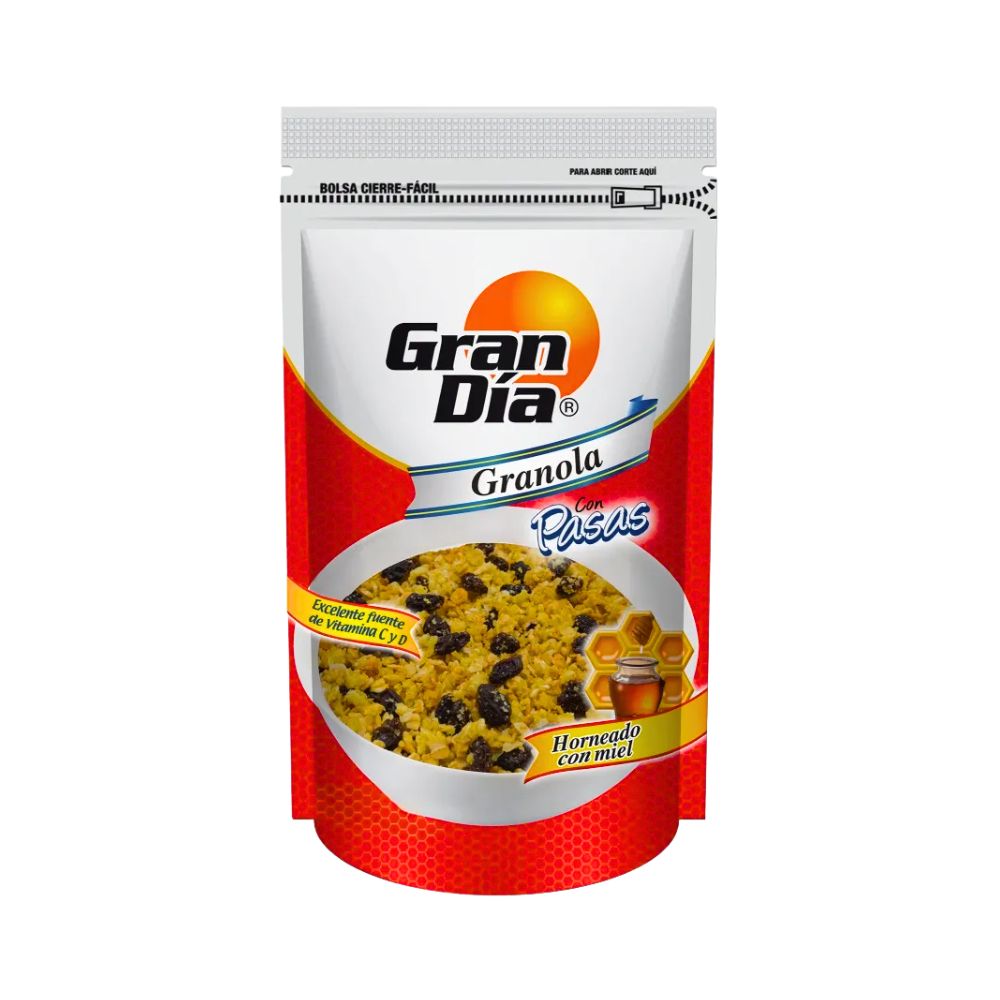 GRANOLA CON PASAS DOYPACK 380GR GRAN DIA