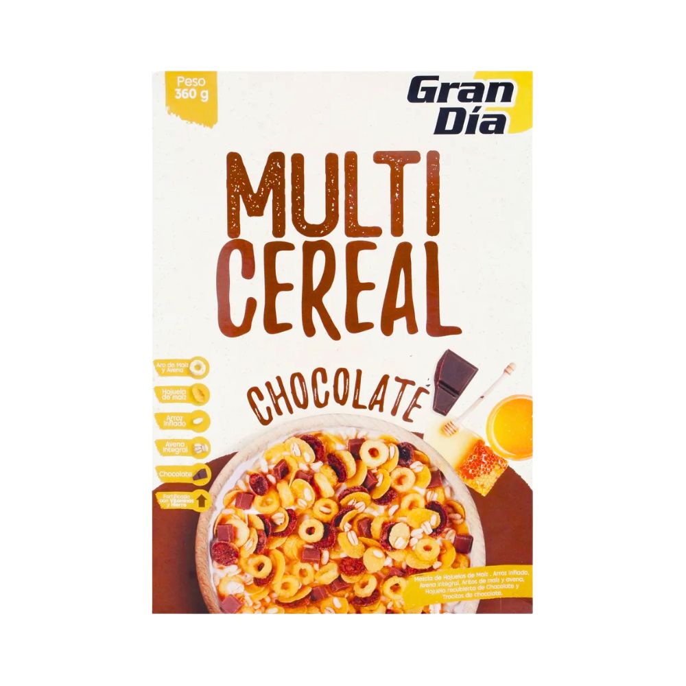 MULTI CEREAL CHOCOLATE 360GR GRAN DIA