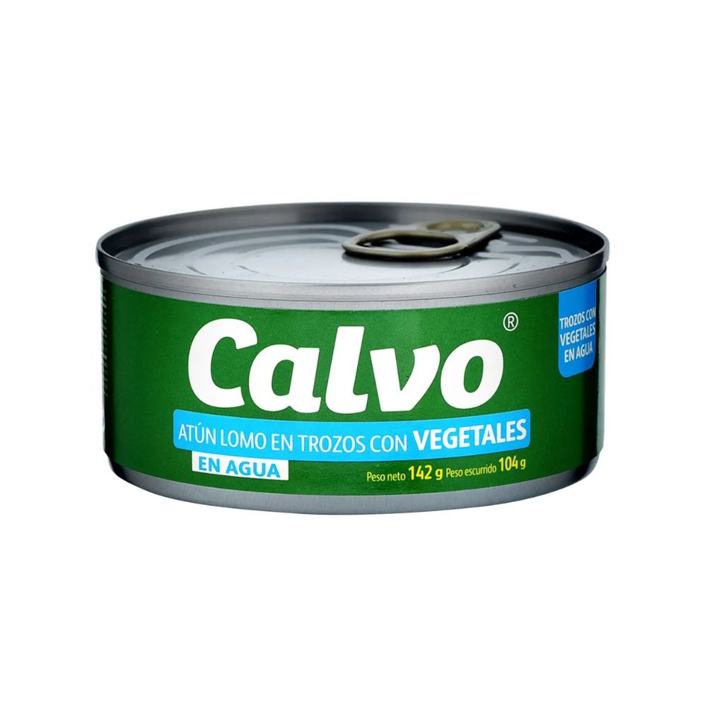 Atún lomo en trozos con vegetales en Agua. Entrega a domicilio en Boquete. Super Barú Online