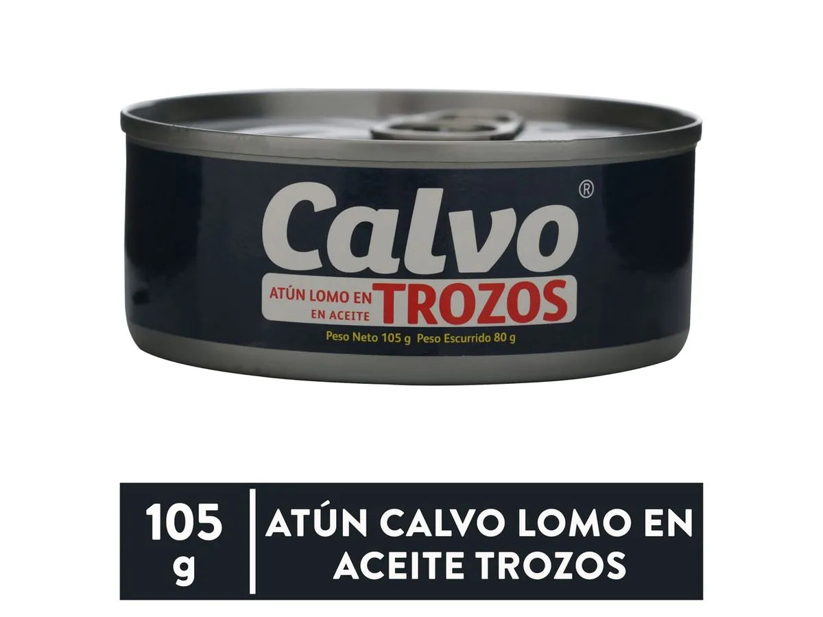 ATUN EN TROZOS EN ACEITE 105gr - CALVO