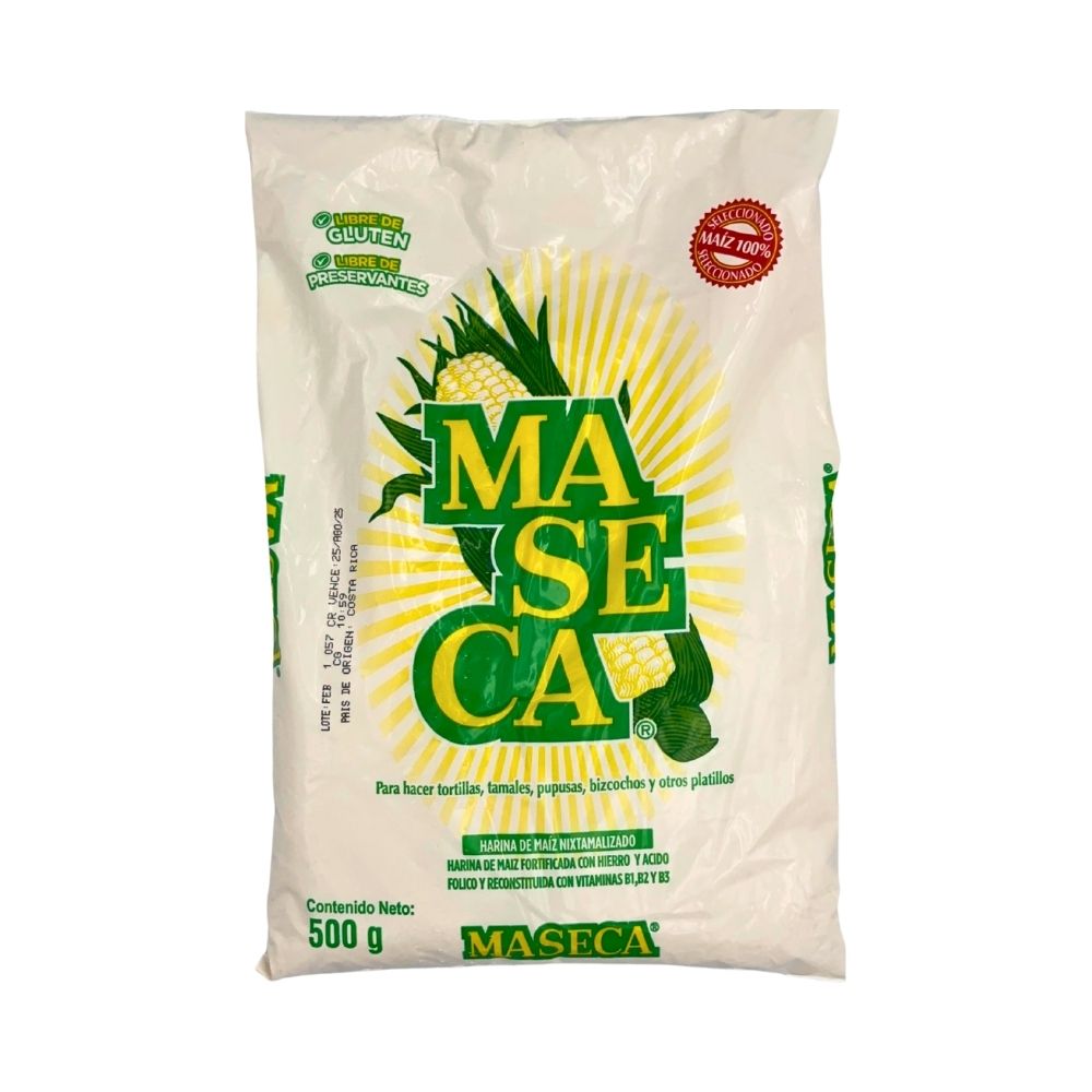 HARINA DE MAIZ BLANCA 500 GR MASECA