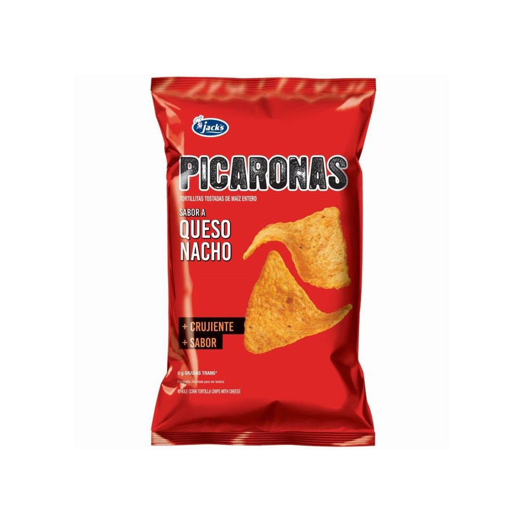 PICARONAS QUESO NACHO 150 GR JACK'S