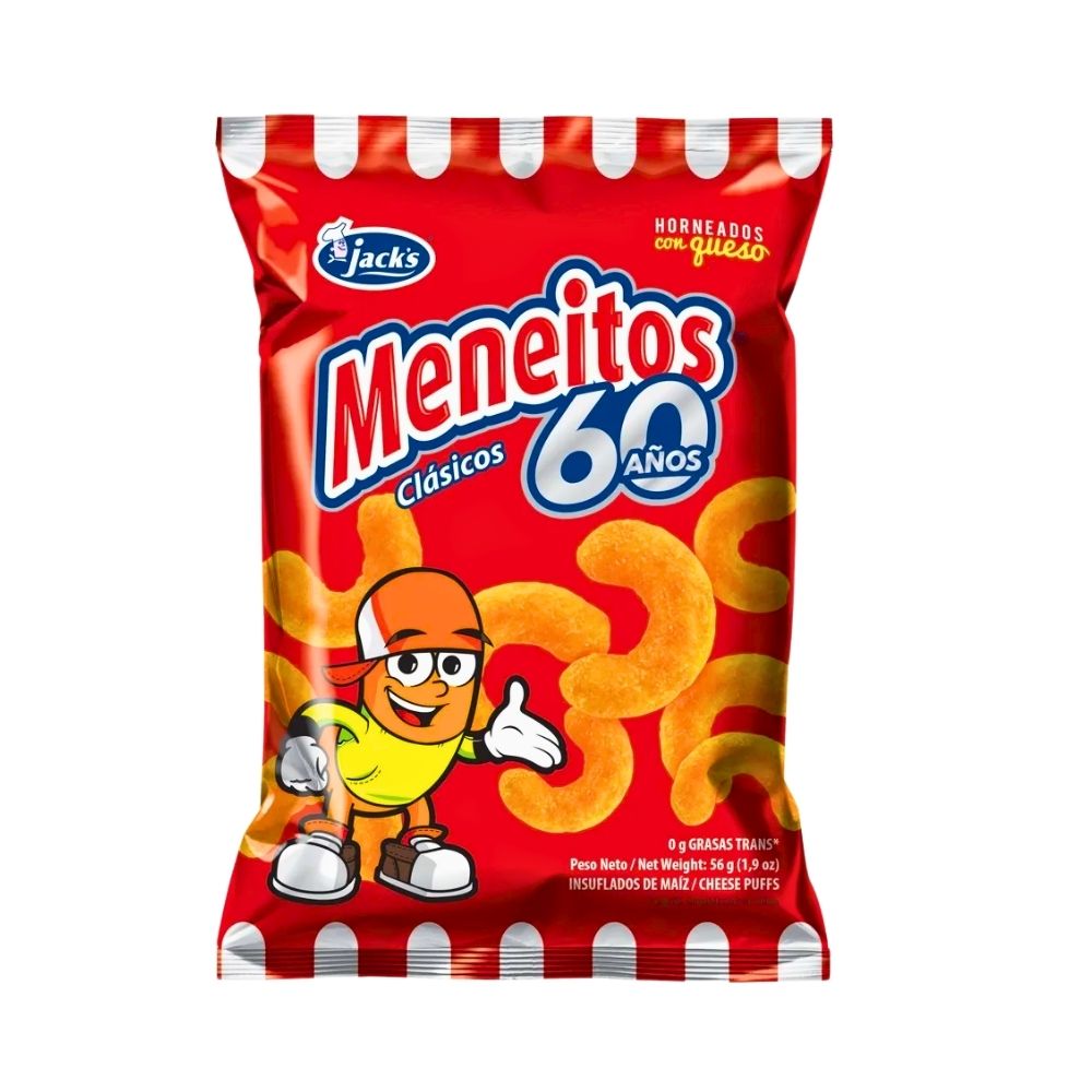 MENEITOS CLASICOS/QUESO 56 GR JACK'S
