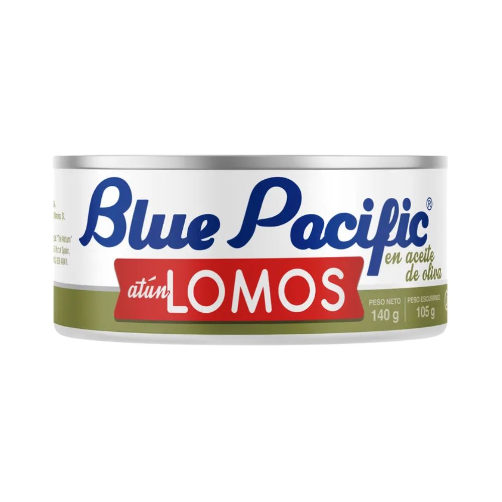 ATUN LOMO EN ACEITE DE OLIVA 140 GR BLUE PACIFIC