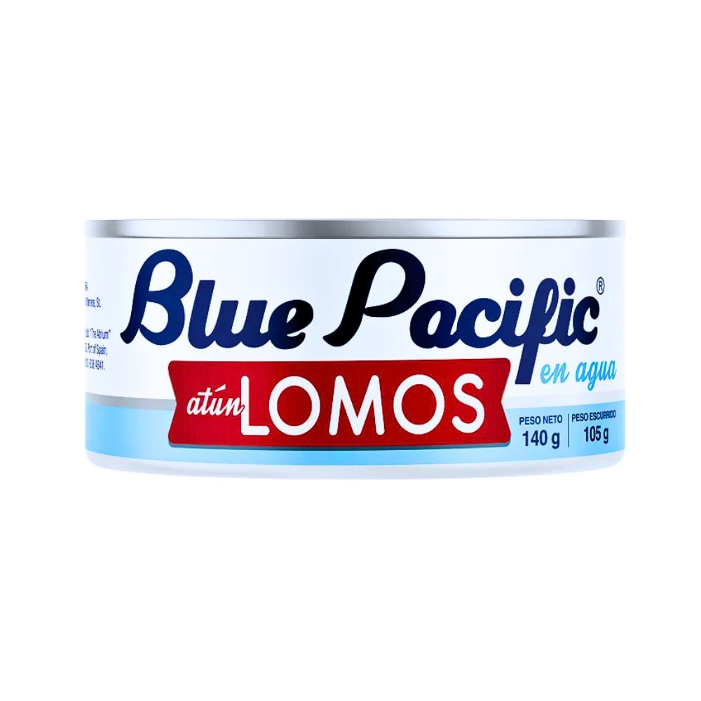 ATUN LOMO EN AGUA 140 GR BLUE PACIFIC