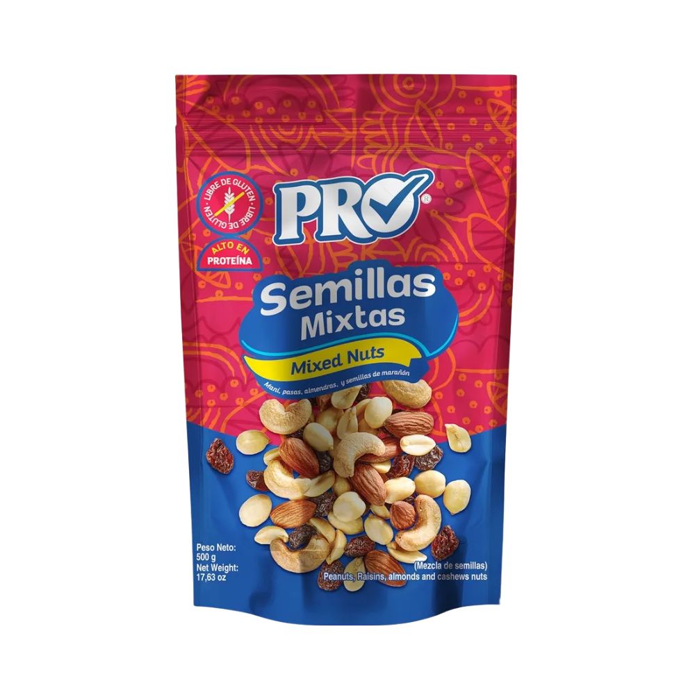 SEMILLAS MIXTAS 500GR PRO