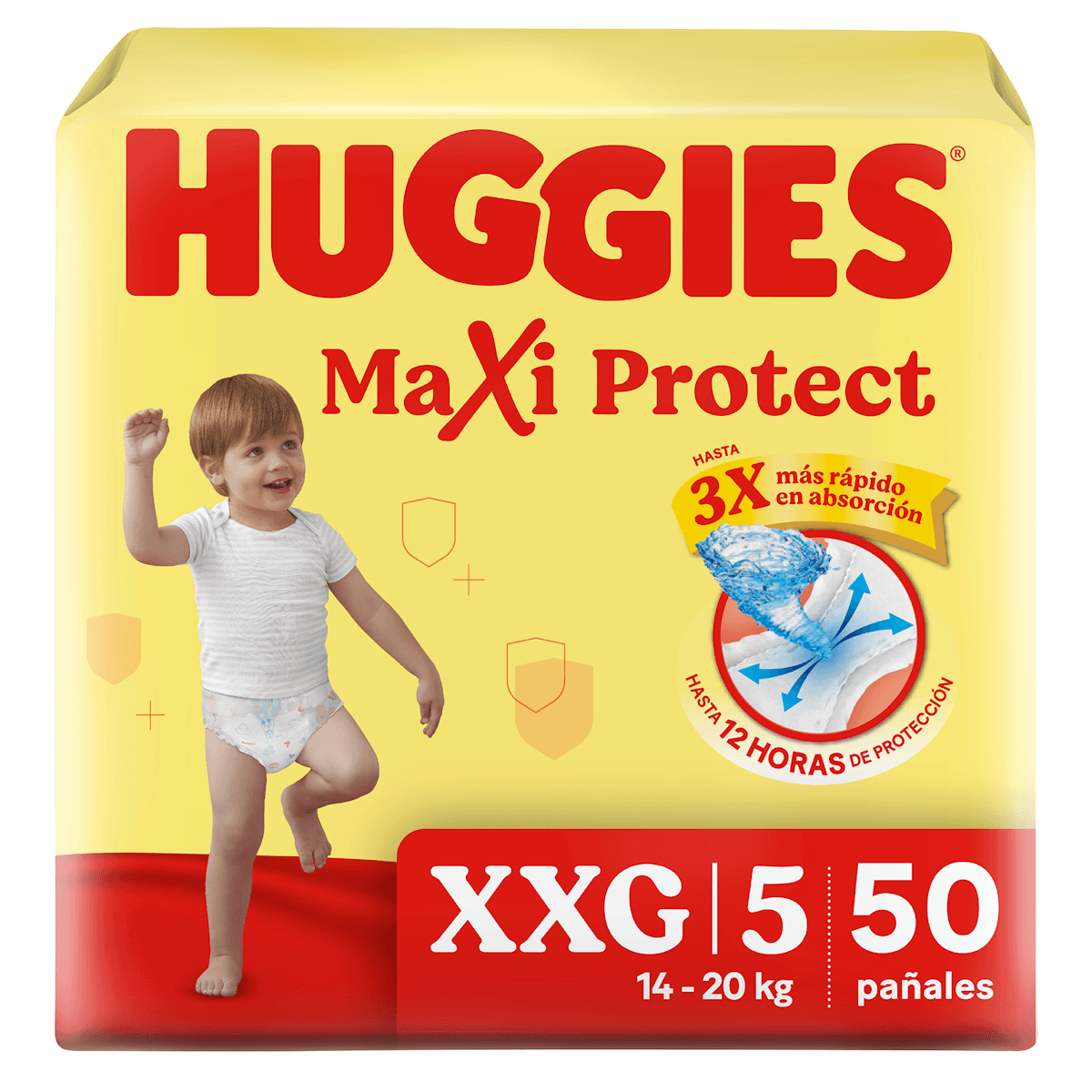 PAÑAL DESECHABLE XXG 5 JUMBO 50un - HUGGIES