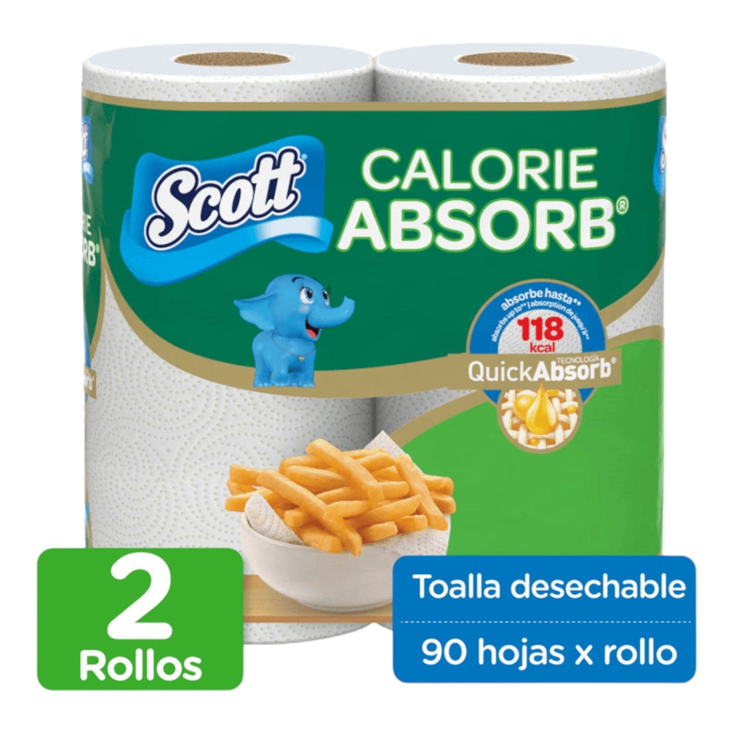PAPEL TOALLA 2ROLLO SCOTT