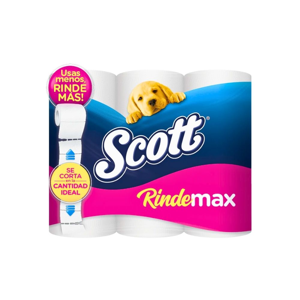 PAPEL HIGIENICO RINDE MAX 18 ROLL SCOTT