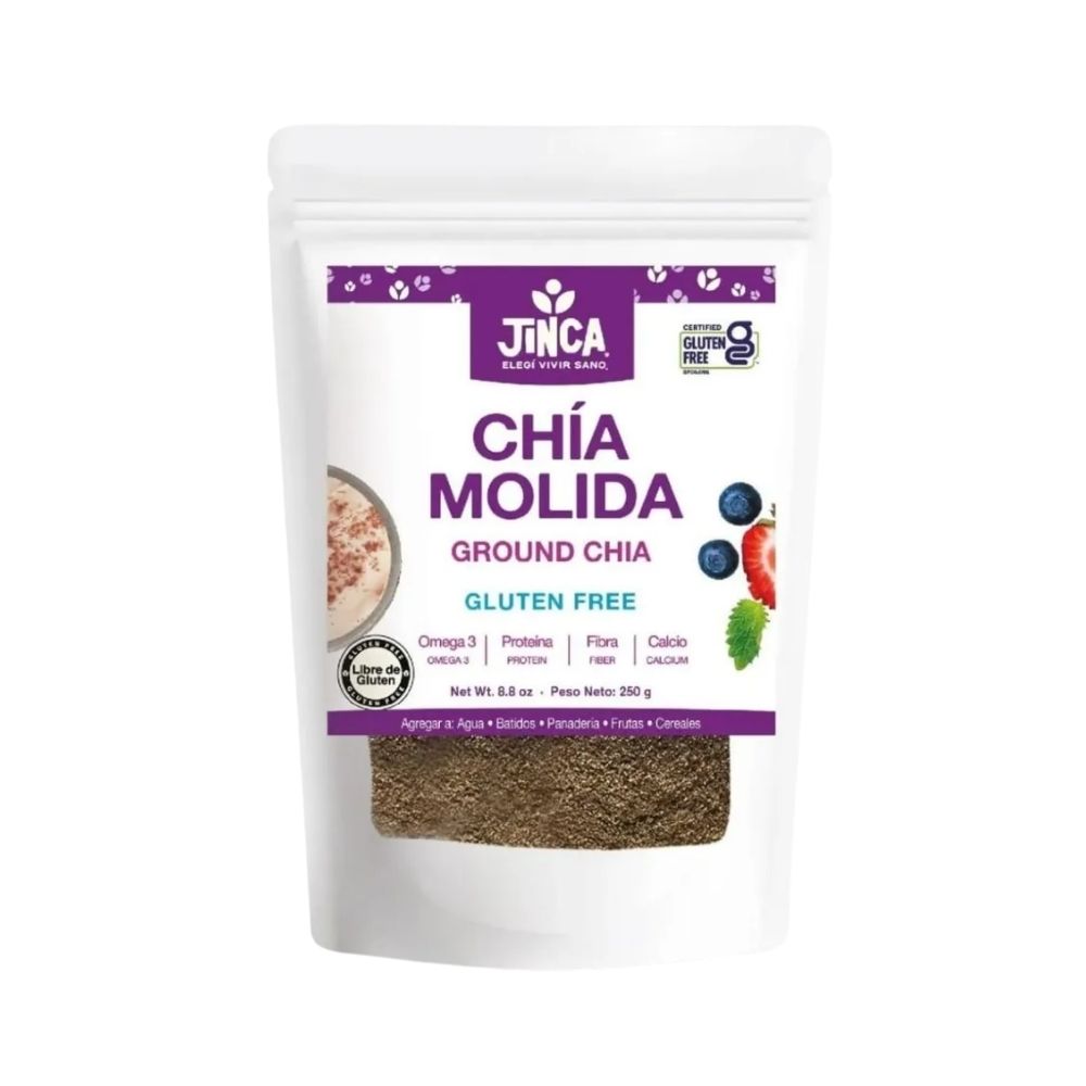 CHIA MOLIDA GLUTEN FREE 250 GR JINCA