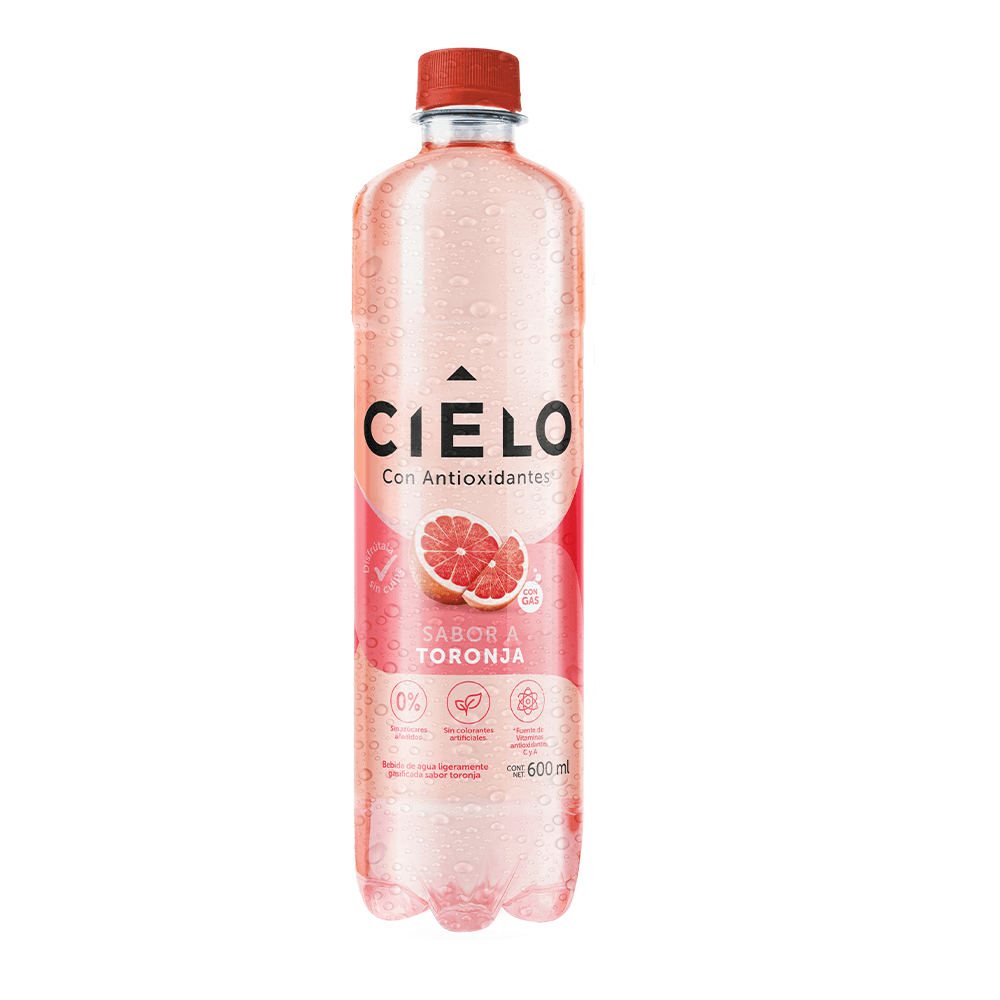 BEBIDA GASIFICADA ANTIOXIDANTE DE TORONJA 670 ML CIELO