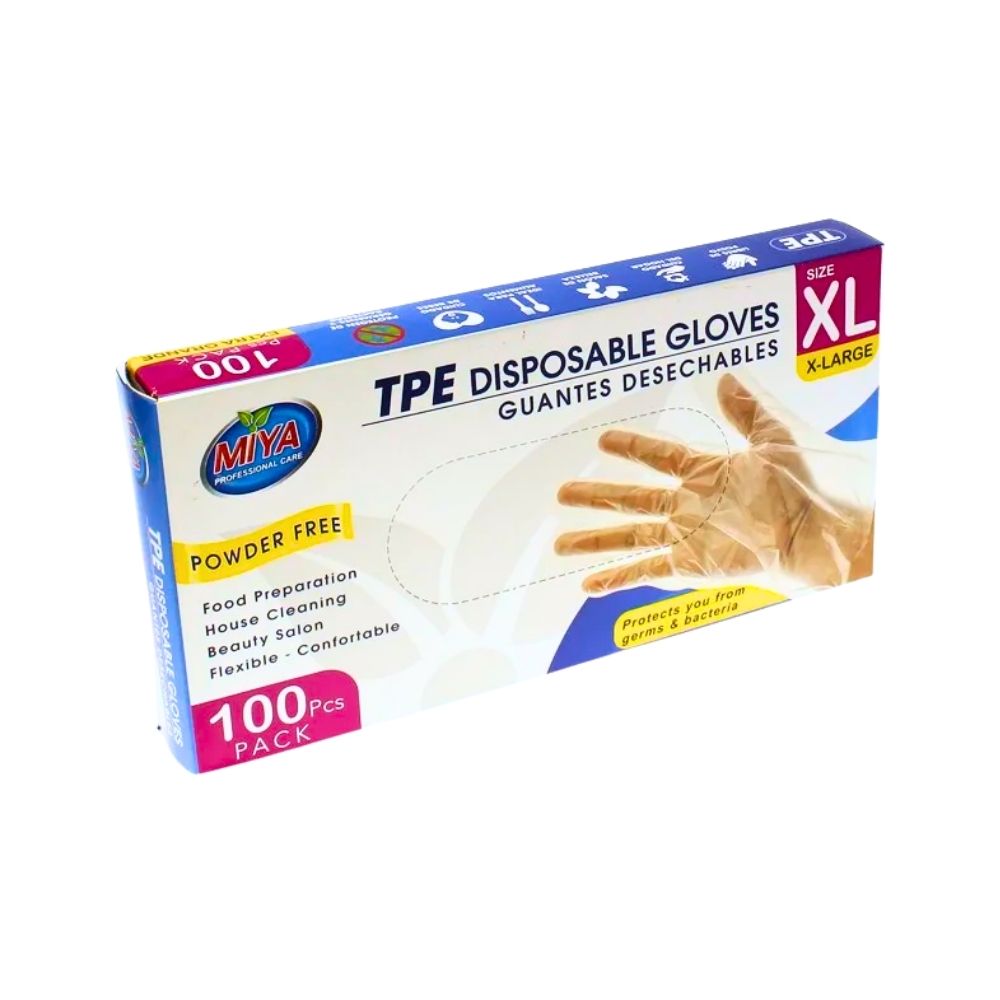 GUANTES DESECHABLES XL 100 UN