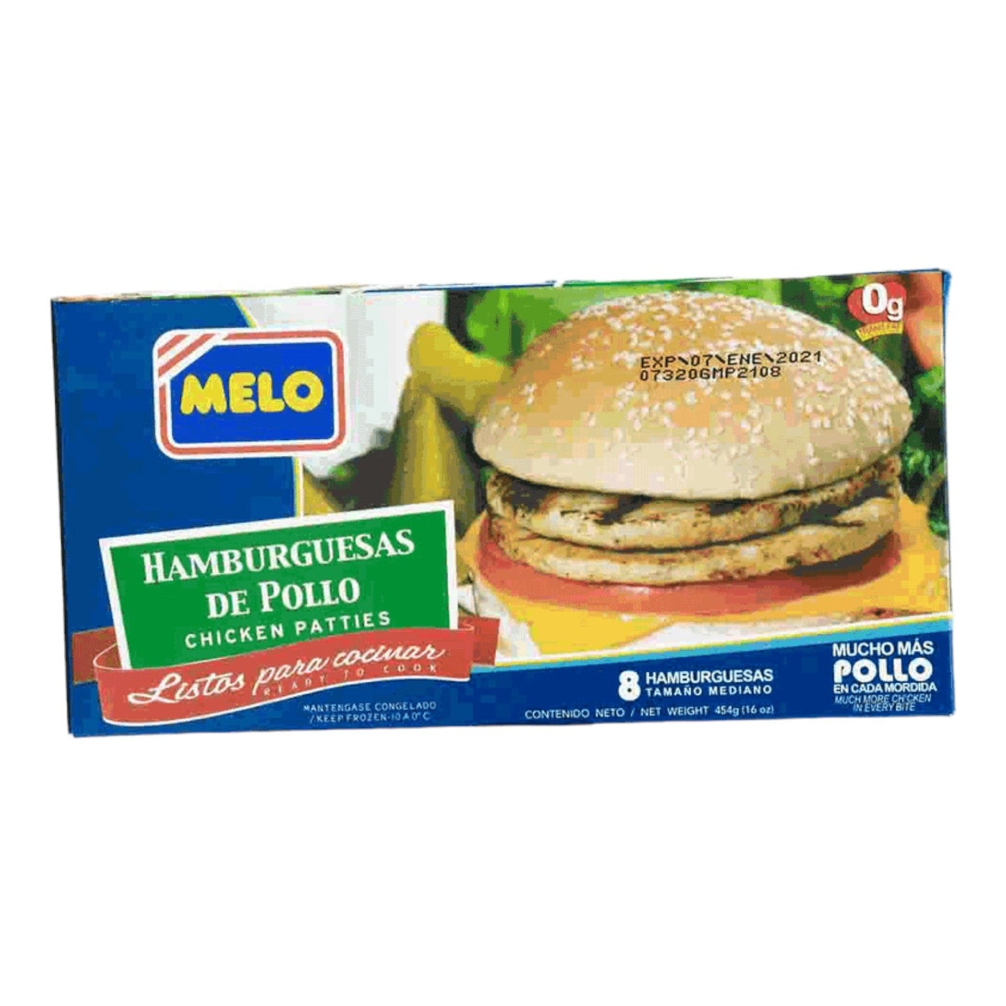 HAMBURGUESA POLLO MELO