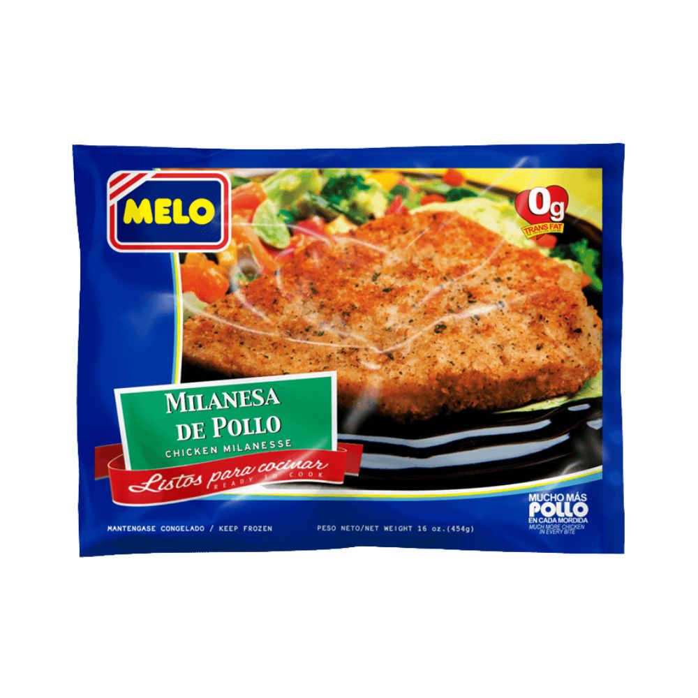 MILANESA DE POLLO 454 GR MELO