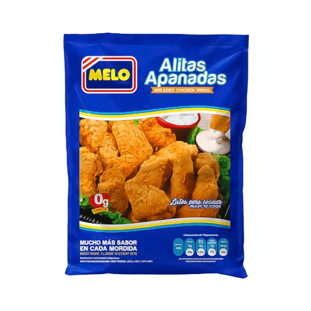 ALITAS APANADAS 454 GR MELO