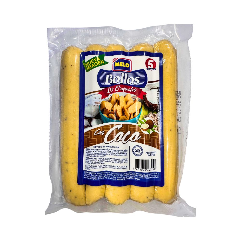 BOLLOS LOS ORIGINALES CON COCO 454 GR MELO
